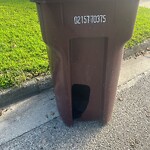 Trash Can - Replacement (Brown Can) at 303 Sherwood Forest Rd