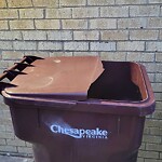 Trash Can - Replacement (Brown Can) at 544 Woodglen Dr